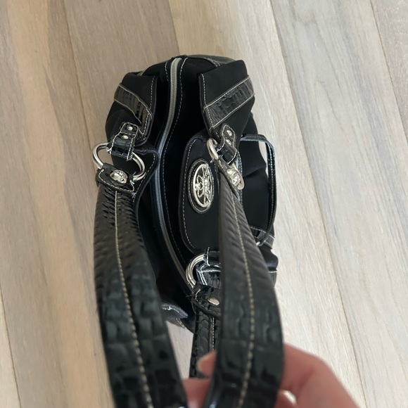 Black and silver detailing medium bag - Picture 6 of 7